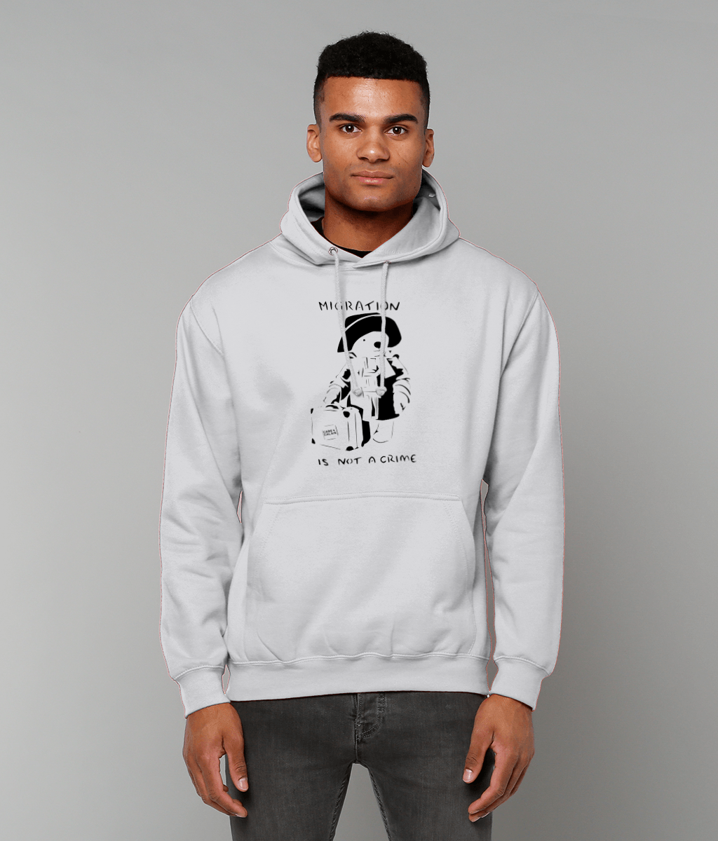 Migration Is Not A Crime T-Hoodie - Men's