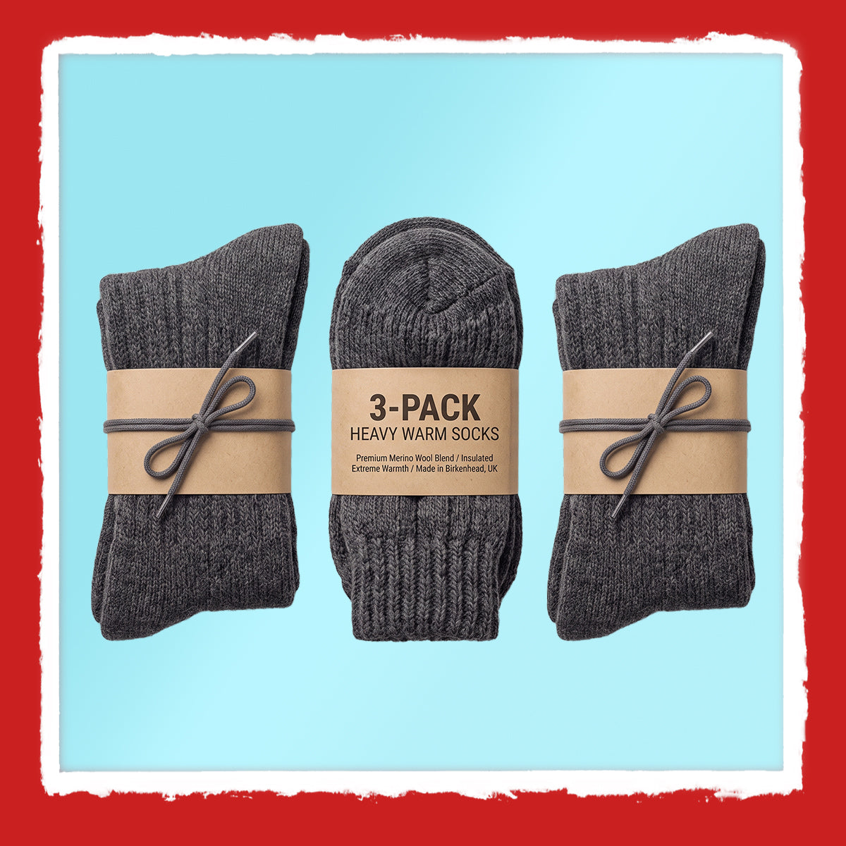 3-Pack of Heavy Warm Socks